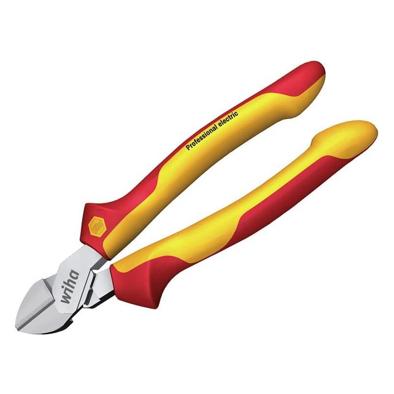 Wiha Professional electric Diagonal Cutters with DynamicJoint® 180mm Wiha - RockBottom Northampton