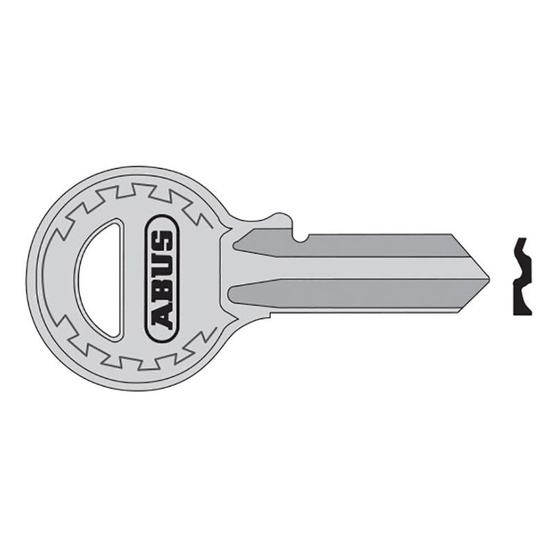 Abus Mechanical 84/40 40mm R Key Blank ABUS Mechanical - RockBottom Northampton 