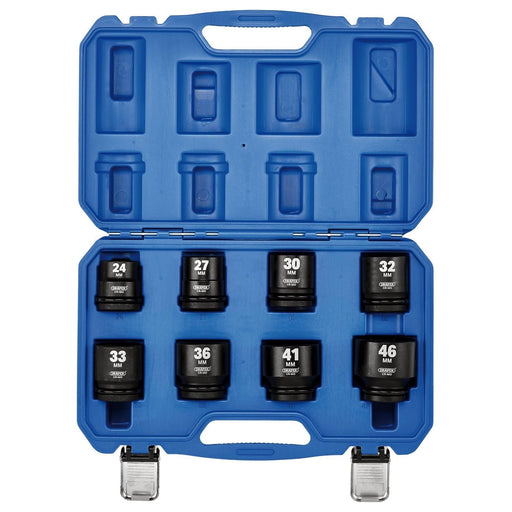 Draper Draper HI-TORQ Metric Impact Socket Set, 3/4" Sq. Dr. (8 Piece) Draper - Town Tools