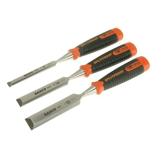 Bahco 434 Bevel Edge Chisel Set, 3 Piece Bahco - RockBottom Northampton