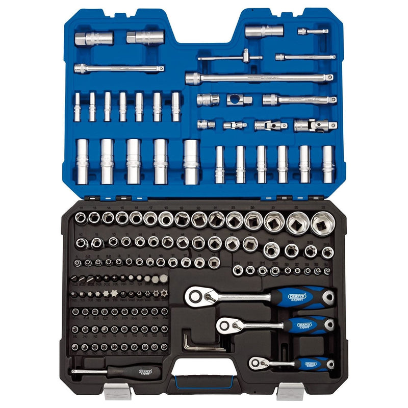 Draper Metric Socket Set, 1/4", 3/8" and 1/2" Sq. Dr. (149 Piece) 16461 Draper - Town Tools 