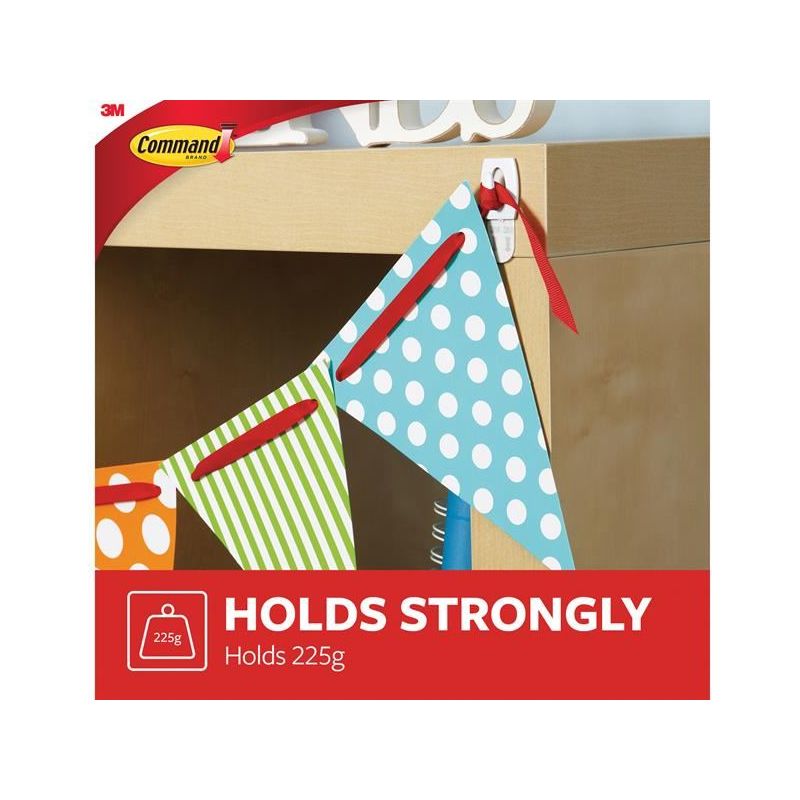 Command™ White Mini Hooks (Pack 6) Command™ - RockBottom Northampton