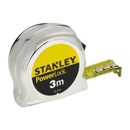 Stanley® Hand Tools PowerLock® Classic Pocket Tape 3m (Width 19mm) (Metric only) STANLEY® Hand Tools - RockBottom Nothampton