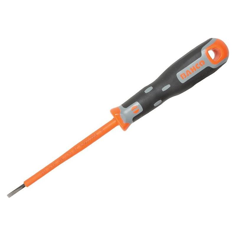 Bahco Tekno+ VDE Screwdriver Slotted Tip 3.0mm x 100mm Bahco - RockBottom Northampton