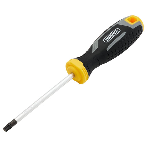 Draper Draper TX-STAR Tamperproof Soft Grip Screwdriver, T30H x 100mm Draper - Town Tools