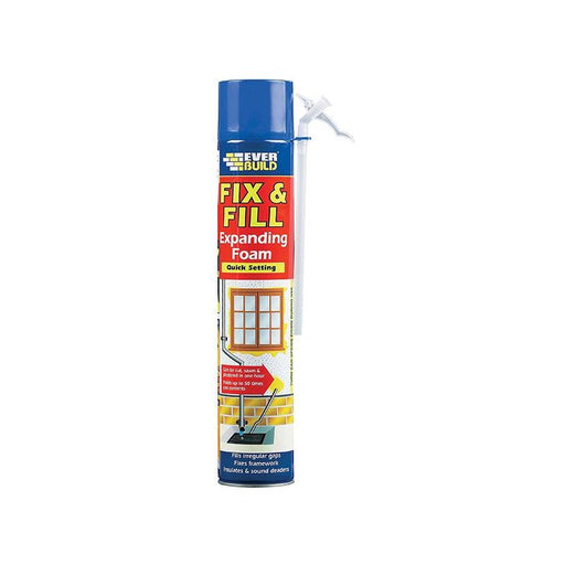 Everbuild Sika Fix & Fill Expanding Foam Filler 750ml Everbuild Sika - RockBottom Northamptin