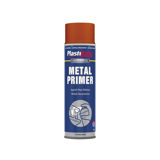 Plastikote Metal Primer Spray Red Oxide 400ml PlastiKote - RockBottom Nothampton