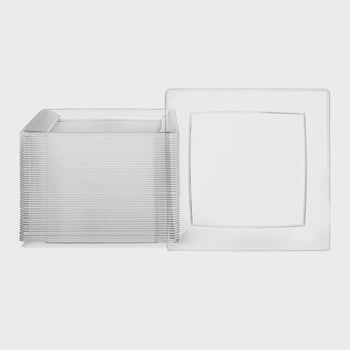 10 Elite 10.75" Reusable  Square Plates