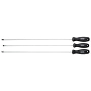 Draper Long Reach Hard Grip Screwdriver Set (3 Piece) Draper - Town Tools