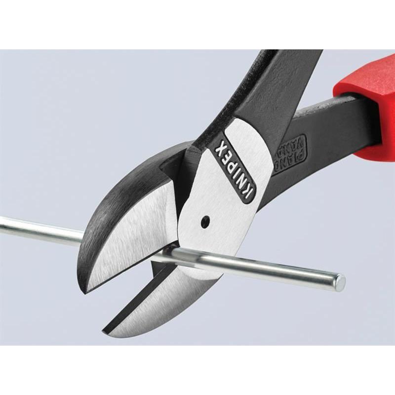 Knipex High Leverage Diagonal Cutters Multi-Component Grip 250mm Knipex - RockBottom Northampton