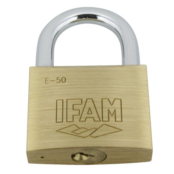 Ifam E Series Brass Padlock Master Keyed 50mm MK2