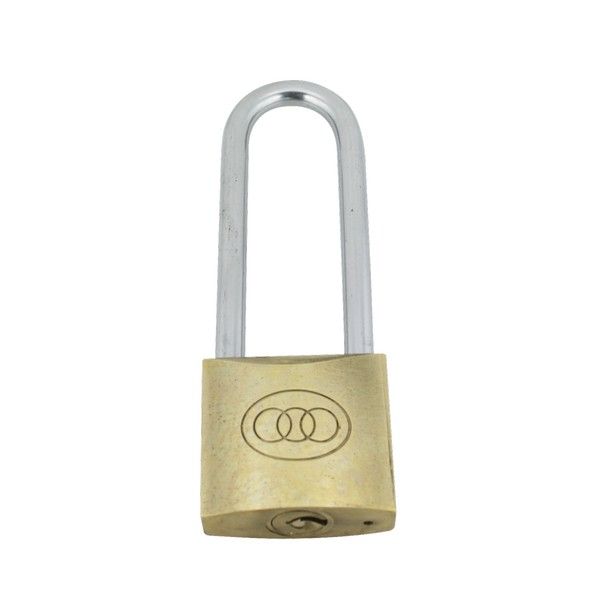 Tri-Circle Brass Long Shackle