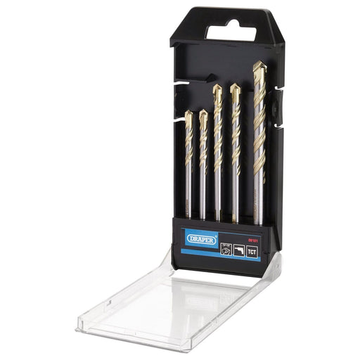 Draper Multi Construction TCT Drill Bit Set (5 Piece) Draper - Town Tools