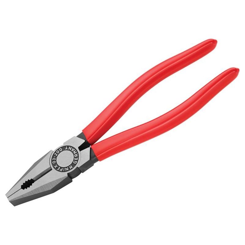 Knipex Combination Pliers PVC Grip 200mm Knipex - RockBottom Northampton