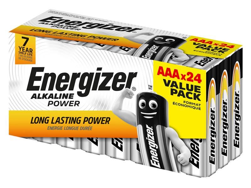 Energizer AAA Cell Alkaline Power Batteries (Pack 24) Energizer� - RockBottom Northamptin