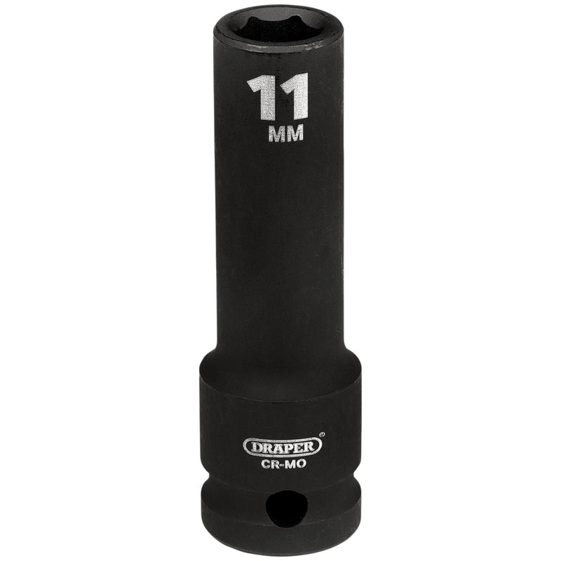 Draper Draper Hi-TORQ Deep Impact Socket, 1/2" Sq. Dr., 11mm Draper - Town Tools