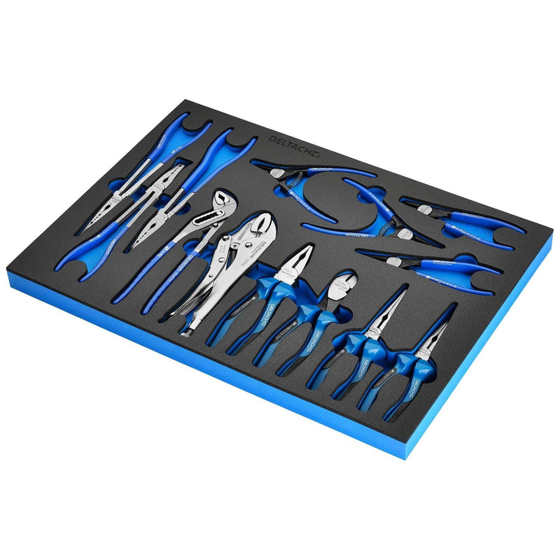 Draper Bunker Pliers Set in EVA Foam Inlay (13 Piece) Draper - Town Tools