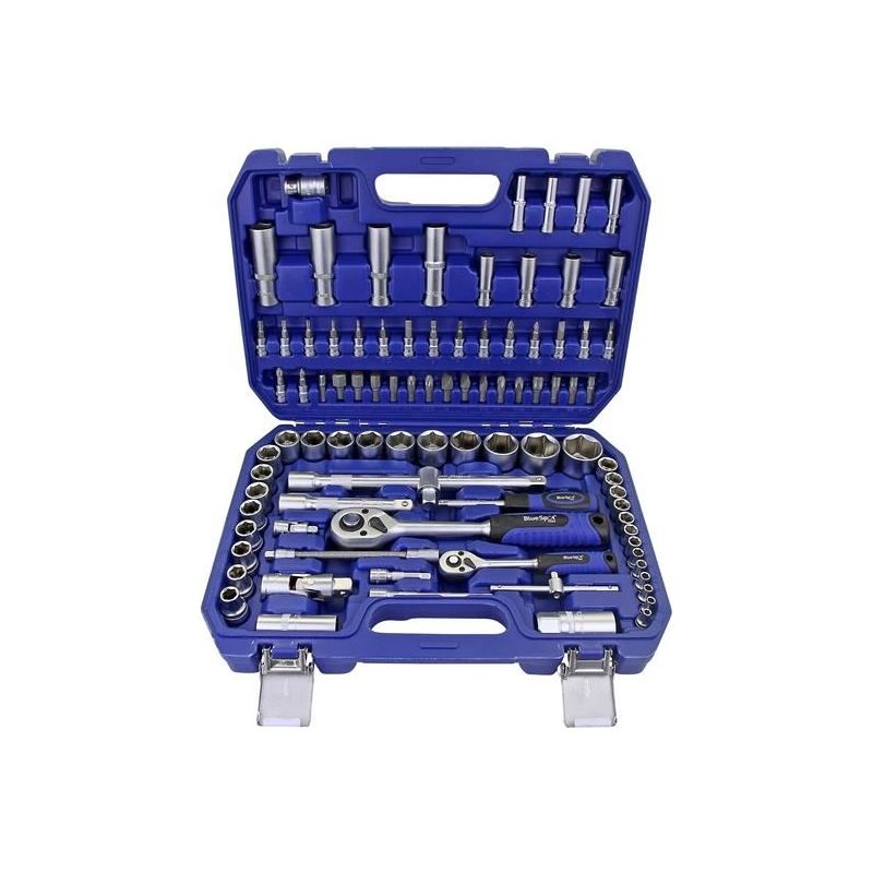 Bluespot Tools 1/2in & 1/4in Metric Socket Set, 94 Piece BlueSpot Tools - RockBottom Northampton