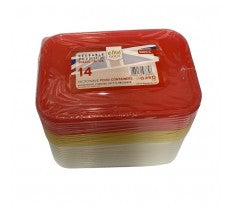 Microwave Containers 500Cc 14Pk