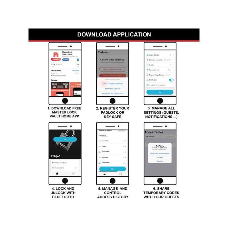 Master Lock Select Access SMART™ Bluetooth Key Box - Large Master Lock - RockBottom Northampton