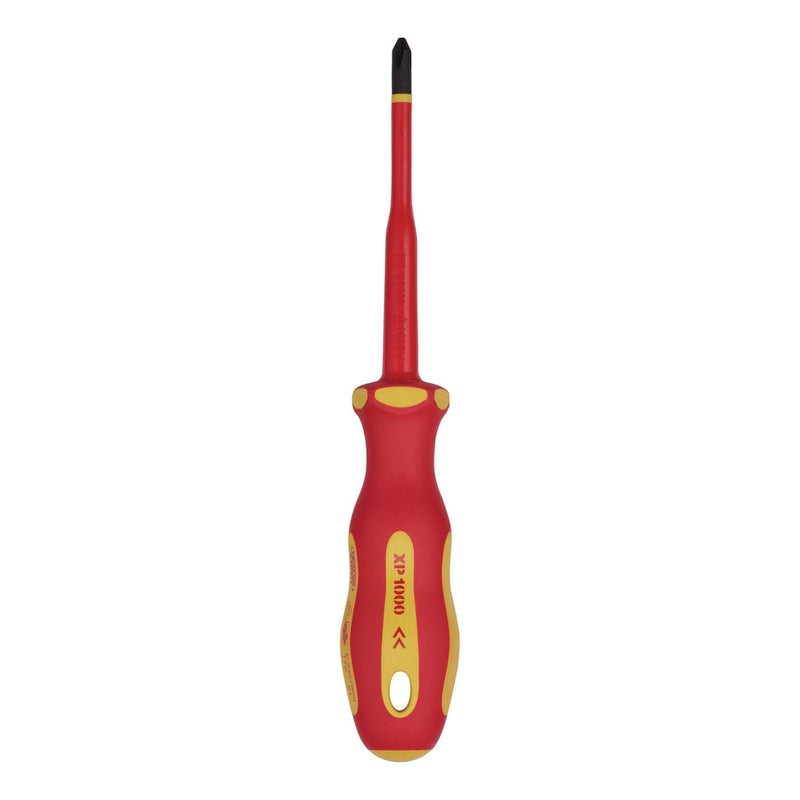 Draper XP1000 VDE Slimline Cross Slot Screwdriver, No.2 x 100mm 02164 Draper - Town Tools 