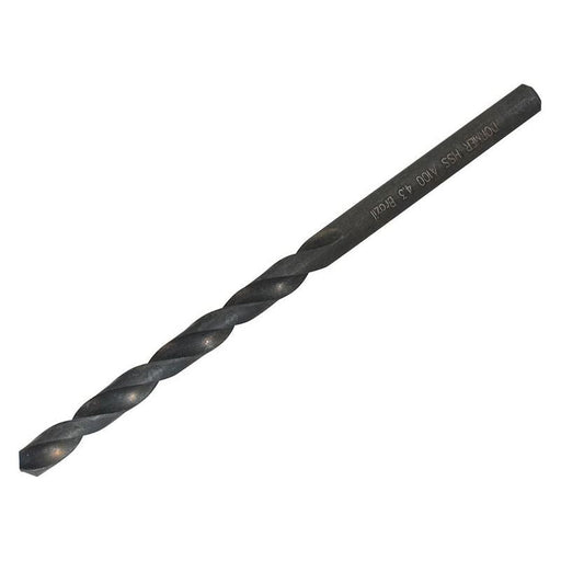 Dormer A100 HSS Jobber Drill Bit 4.30mm OL:80mm WL:47mm Dormer - RockBottom Northampton