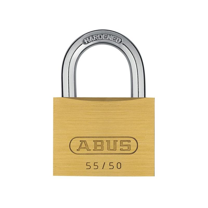Abus Mechanical 55/50mm Brass Padlock ABUS Mechanical - RockBottom Northampton 