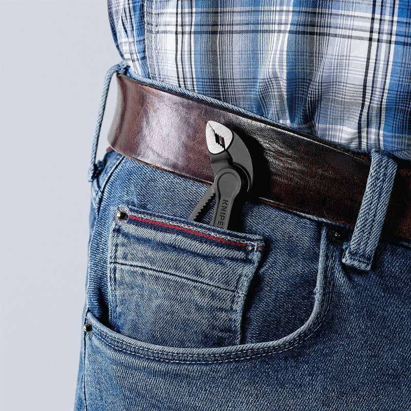 Draper Knipex 87 00 100 BK Cobra XS Pipe Water Pump Pliers, 100mm Draper - Town Tools