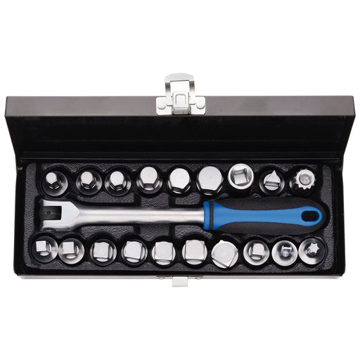 Draper Oil Drain Sump Plug Key Set, 3/4" Sq. Dr. (20 Piece) Draper - Town Tools