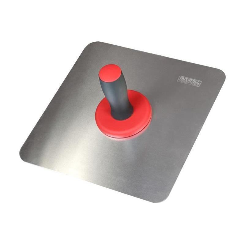 Faithfull Mill Finish Alloy Plasterer's Hawk 300 x 300mm (12 x 12in) Faithfull - RockBottom Northampton