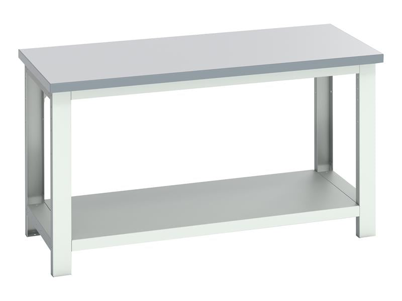 Bott Cubio Bench with Shelf, Laminate Top 1500 x 750mm