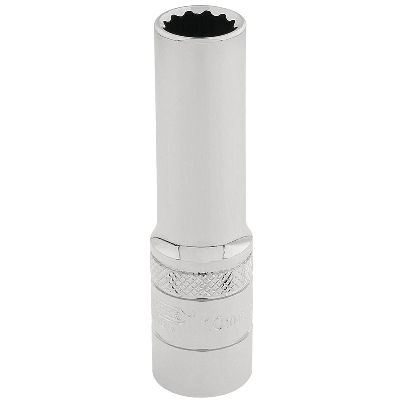 Draper HI-TORQ 12 Point Deep Socket, 3/8" Sq. Dr., 10mm 32819 Draper - Town Tools 
