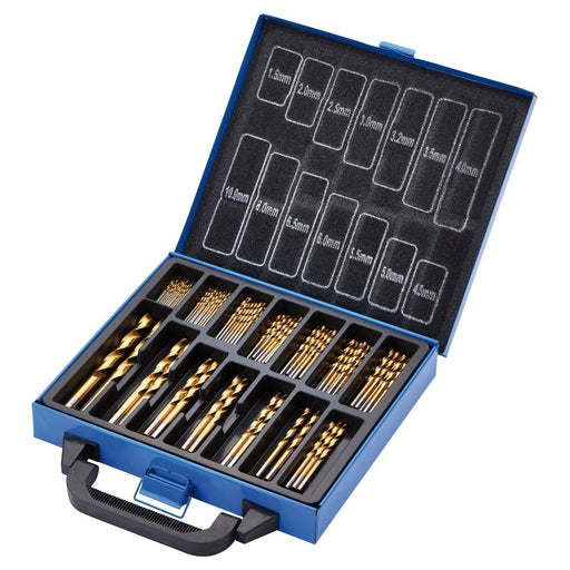 Draper HSS Titanium Nitride Coated Drill Bit Set (99 Piece) Draper - Town Tools