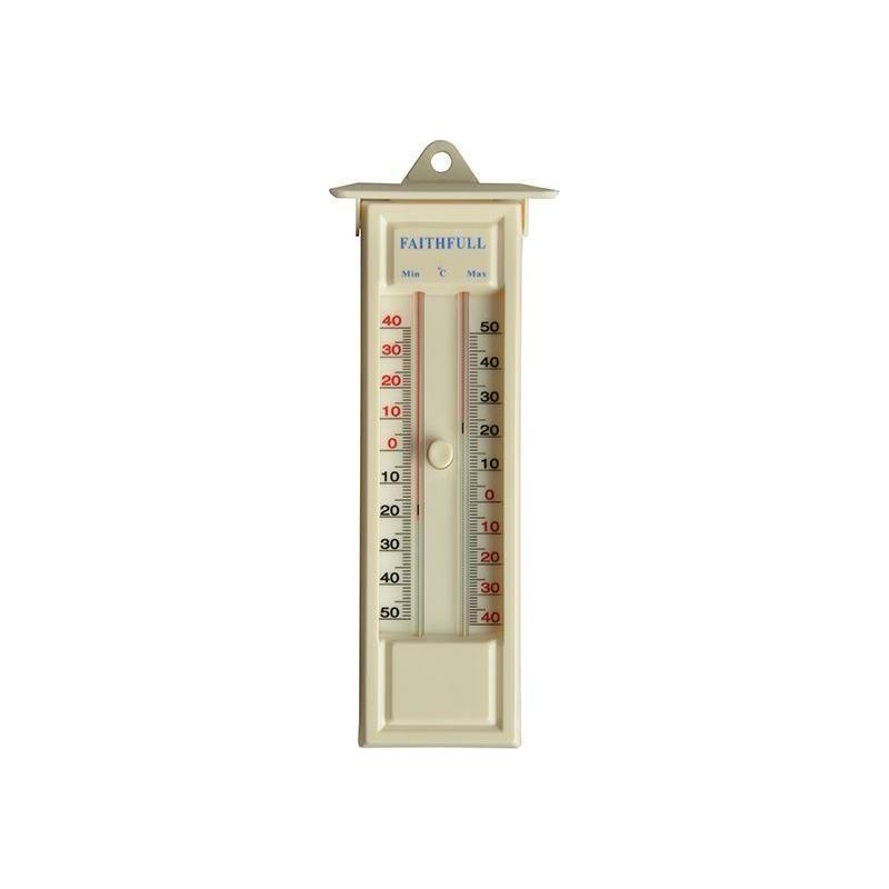 Faithfull Thermometer Press Button Max-Min Faithfull - RockBottom Northampton
