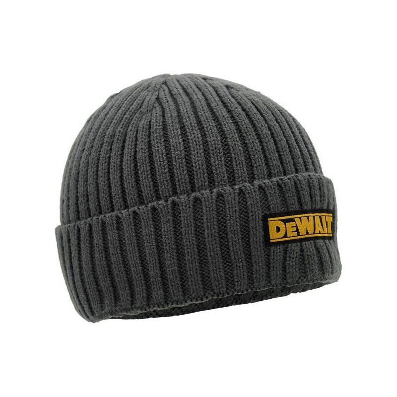 Dewalt Power Tools Indianapolis Grey Knitted Beanie Hat DeWALT Power Tools - RockBottom Northampton