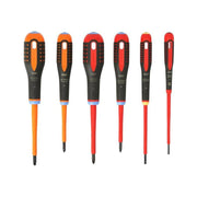 Bahco BE-9884S ERGO™ VDE Insulated Screwdriver Set, 6 Piece Bahco - RockBottom Northampton
