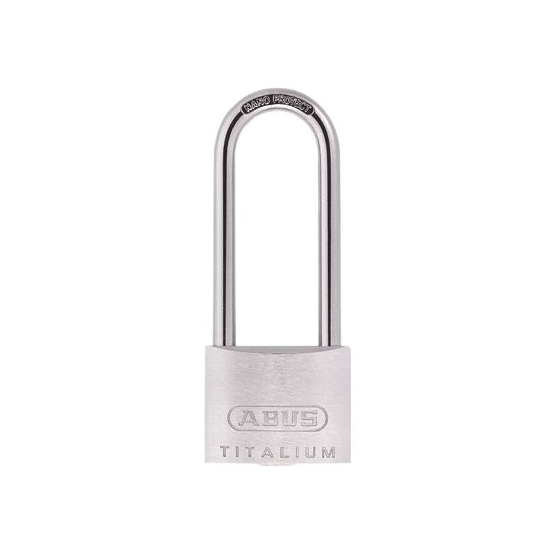 Abus Mechanical 64TI/40mm TITALIUM™ Padlock 63mm Long Shackle Carded ABUS Mechanical - RockBottom Northampton 