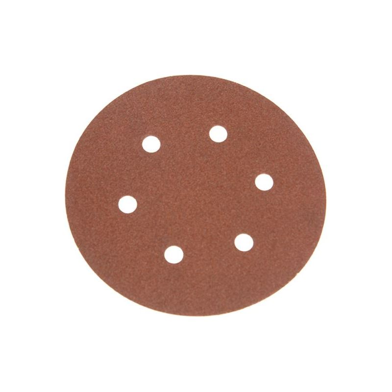 Faithfull Hook & Loop Sanding Disc DID2 Holed 150mm x 40G (Pack 25) Faithfull - RockBottom Northampton