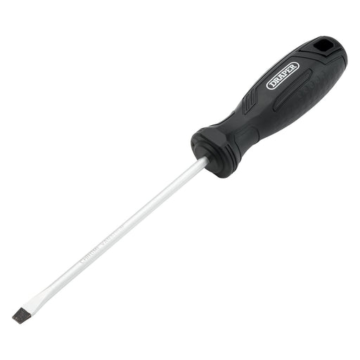 Draper Slotted Hard Grip Screwdriver, 5.5 x 125mm Draper - Town Tools