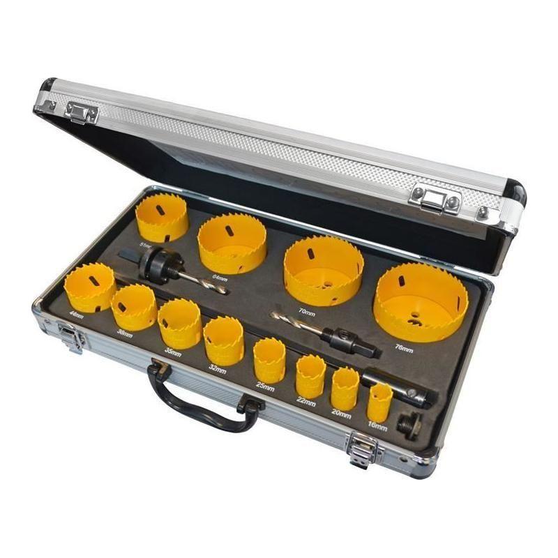Faithfull Universal Varipitch Holesaw Kit, 16 Piece 16-76mm Faithfull - RockBottom Northampton