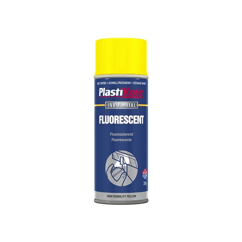 Plastikote High Visibility Spray Red 400ml PlastiKote - RockBottom Nothampton