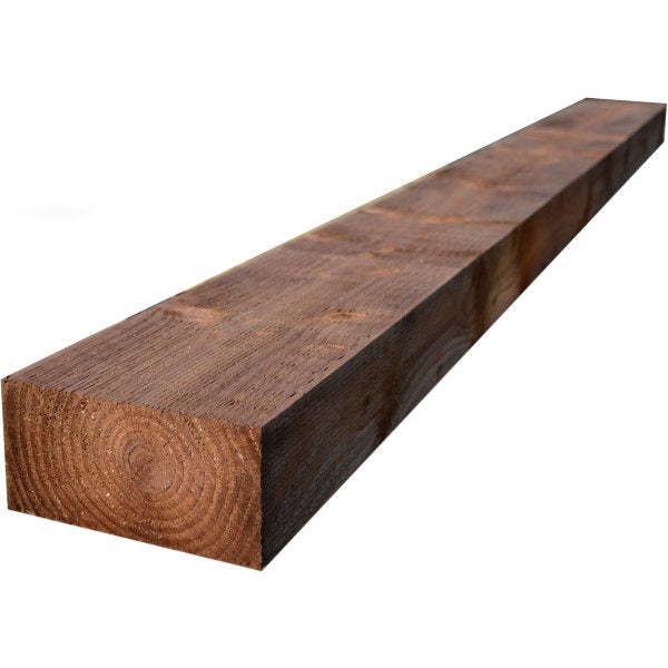 Treated Sleepers UC3 Brown 200mm x 100mm x 2400mm