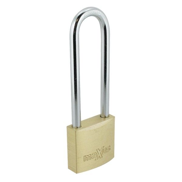 Maxus® Brass Long Shackle Padlocks (MX7/MX8)