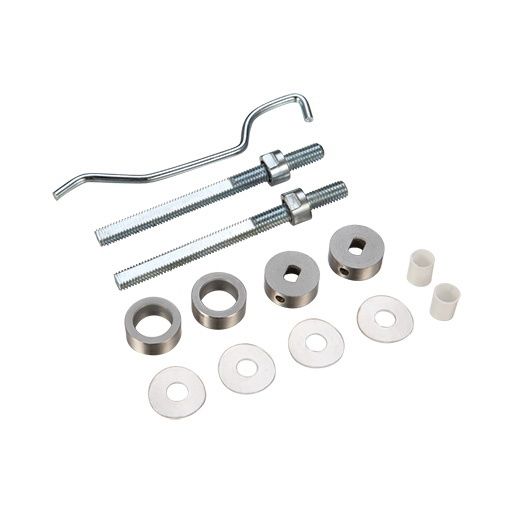 'D' Pull Handle  Chrome Grade 304 (Rear Fixing)