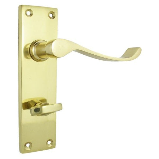 Brass Victorian Contract - Scrolled Handle