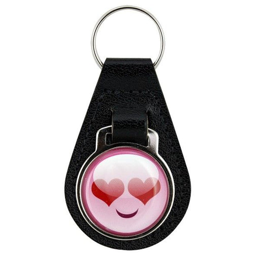 Smiley Leather Fobs (CA036)