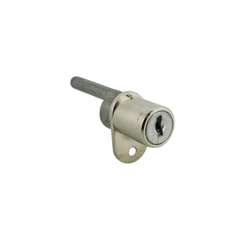 L&F 5844 Pedestal Desk Lock - 1 Flange Bottom