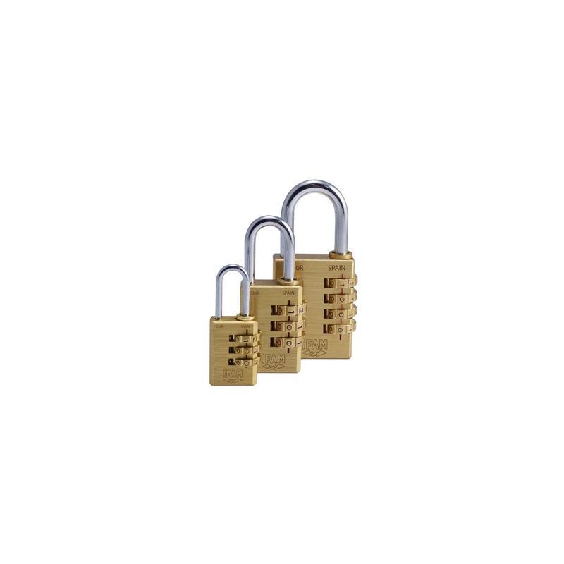 Ifam® CR Series Brass Combination Padlocks