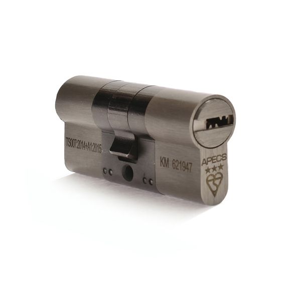 APECS 3* 100mm Euro Cylinder - Nickel (Boxed)