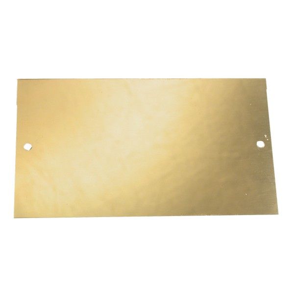 Rectangular Brass Plates